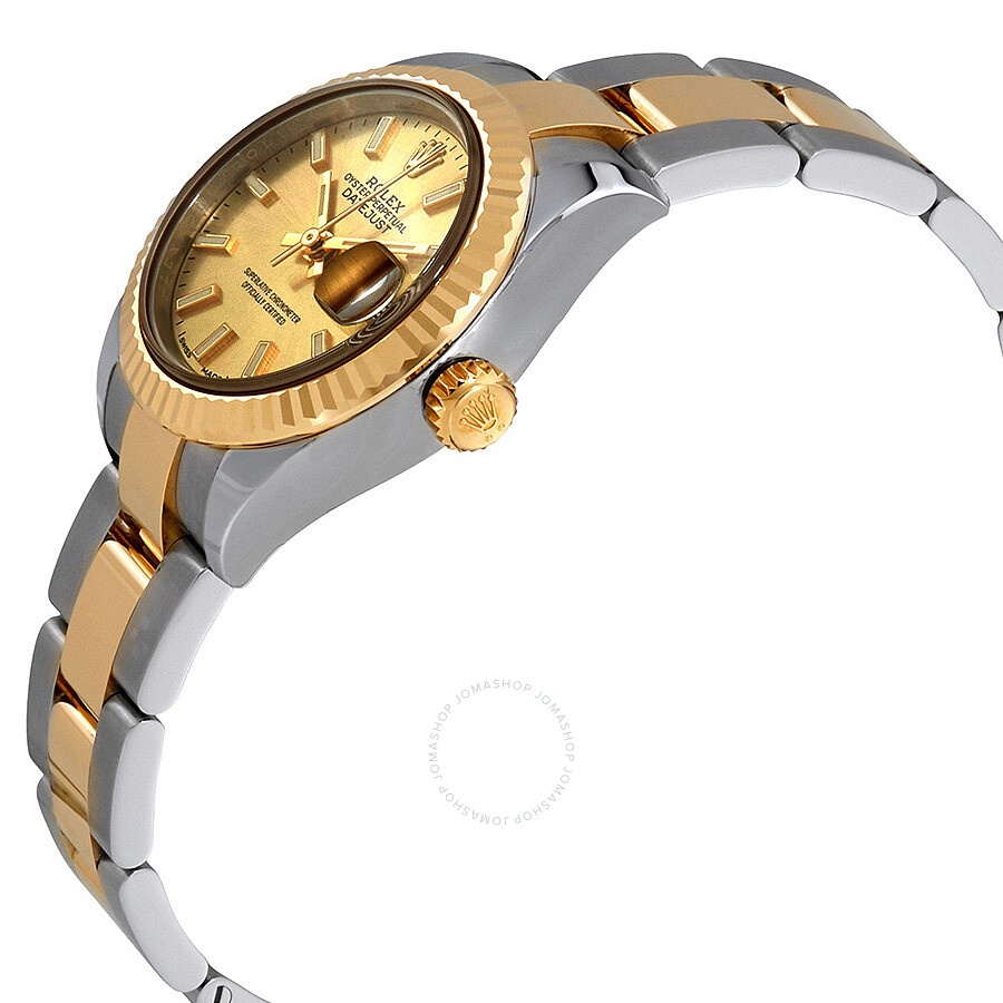 Rolex Datejust Automatic Champagne Dial Ladies Steel and 18kt Yellow Gold Oyster Watch 279173CSO - 2