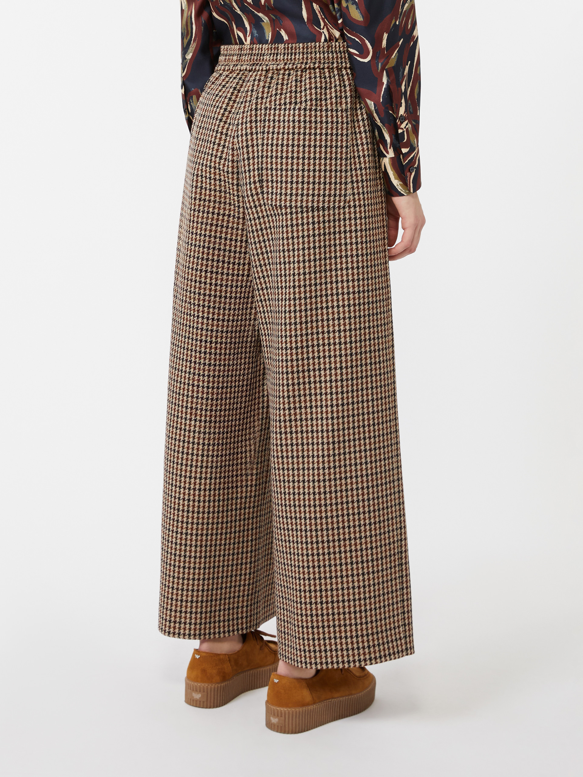 EBE Basketweave wool and cotton trousers - 4
