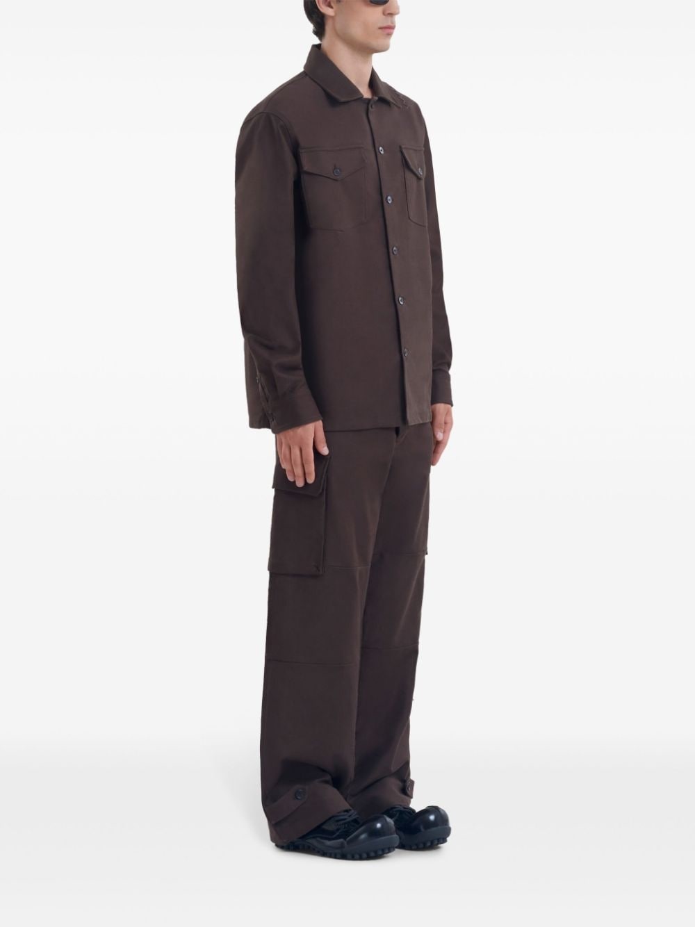 cotton cargo pants - 3