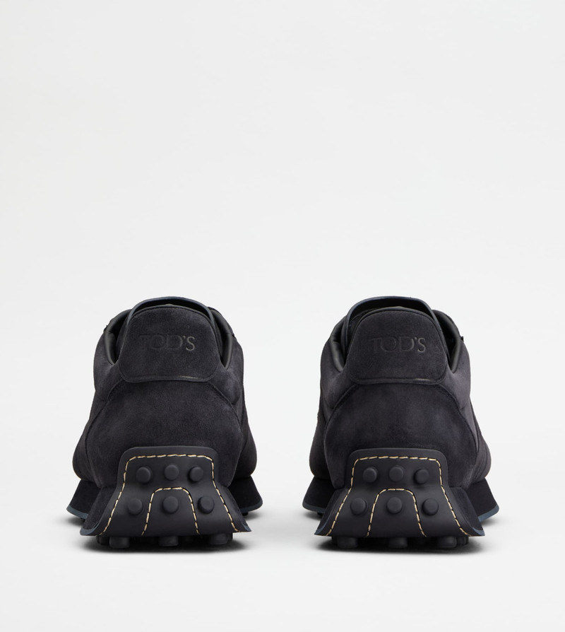 T VINTAGE SNEAKERS IN PASHMY SUEDE - BLUE 3