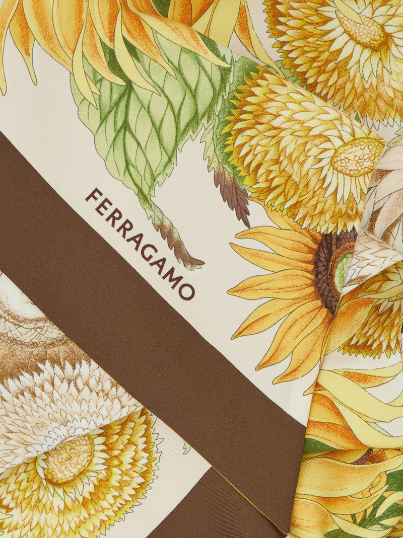FERRAGAMO Sunflower print bandeau outlook