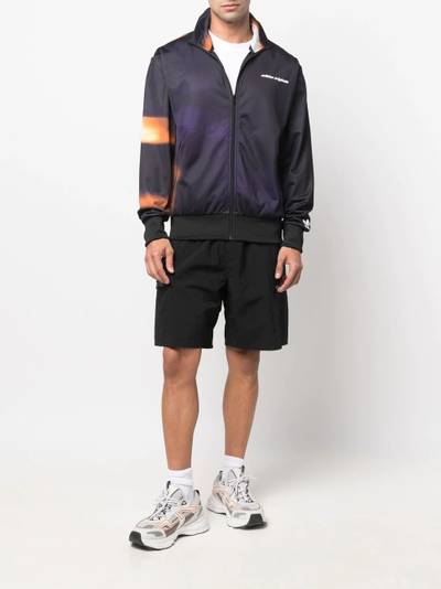 adidas abstract-print high-neck track jacket outlook