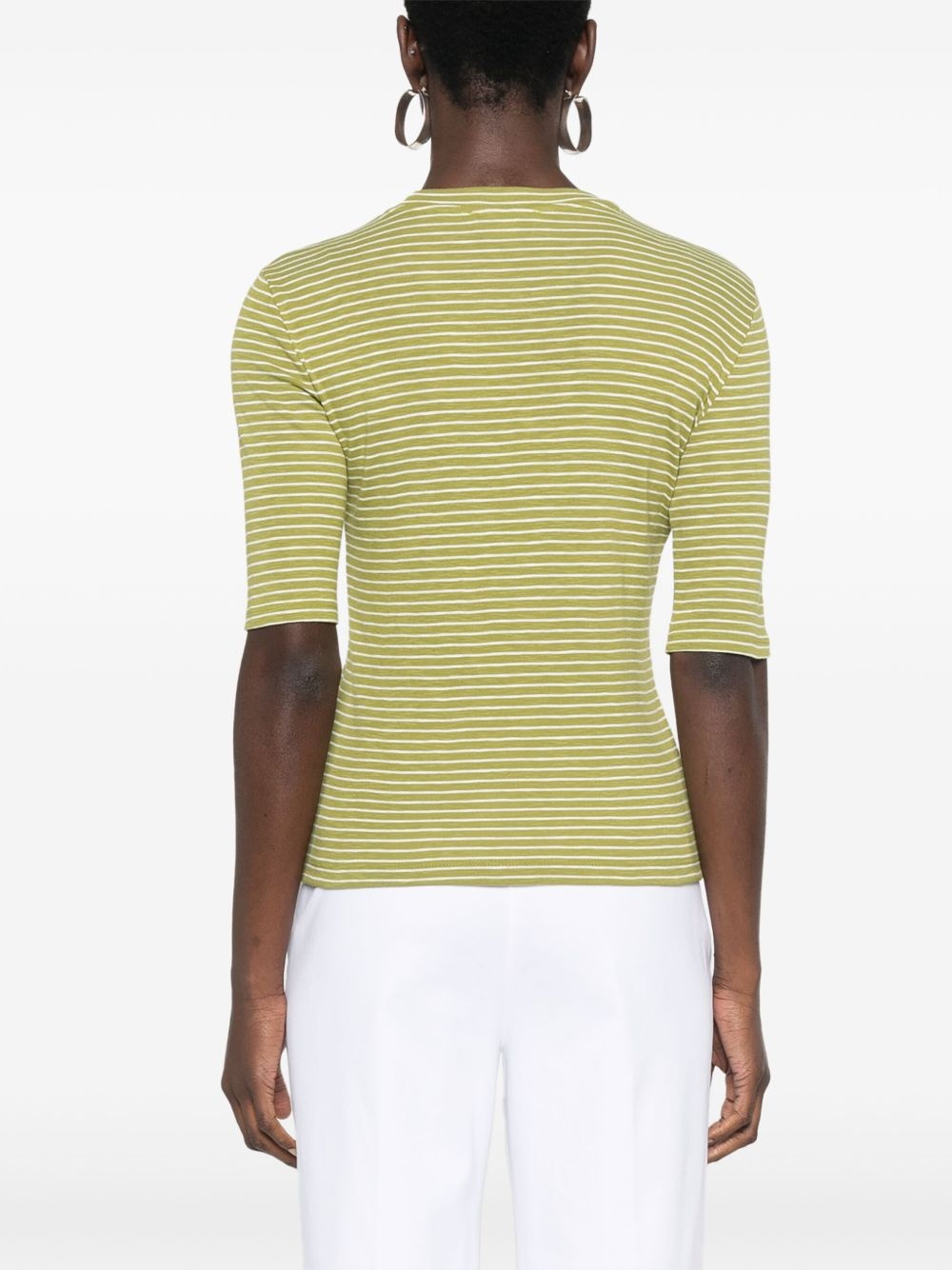 striped T-shirt - 4