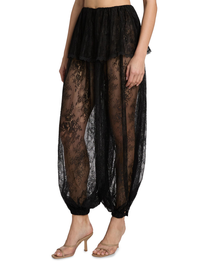 Women's Bern Lace Balloon Pants - Black 4