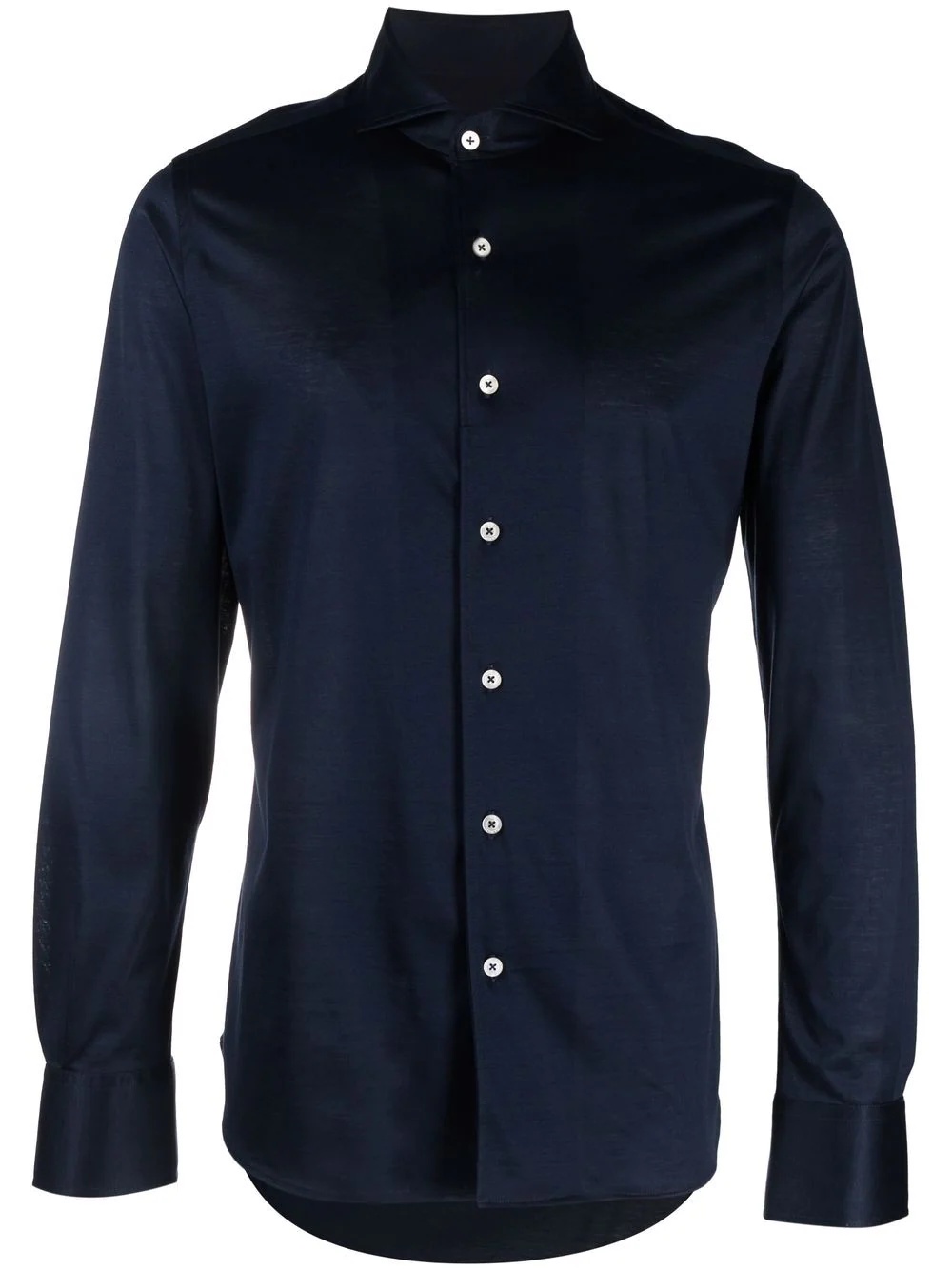 fitted button down shirt - 1