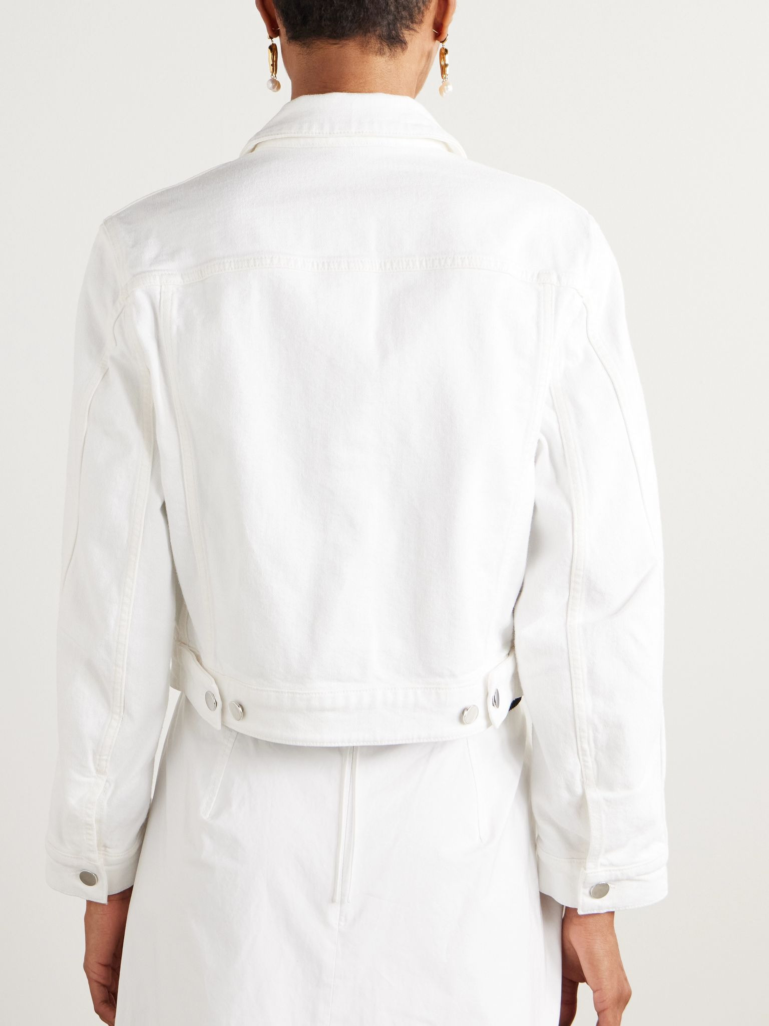 Denim jacket White - 4