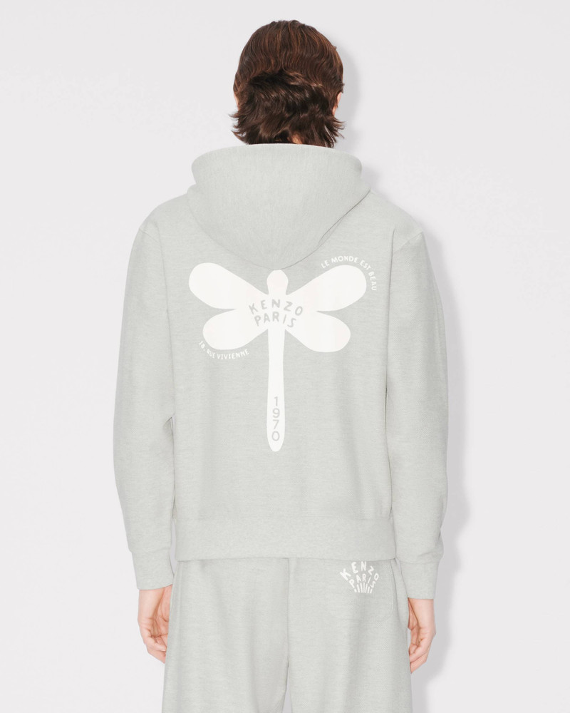 'KENZO Dragonfly' zipped hoodie in cotton 4