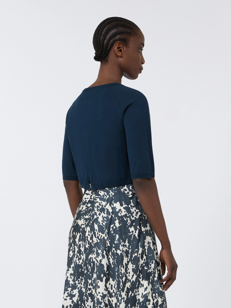 PAM Cotton yarn shrug - ULTRAMARINE 4