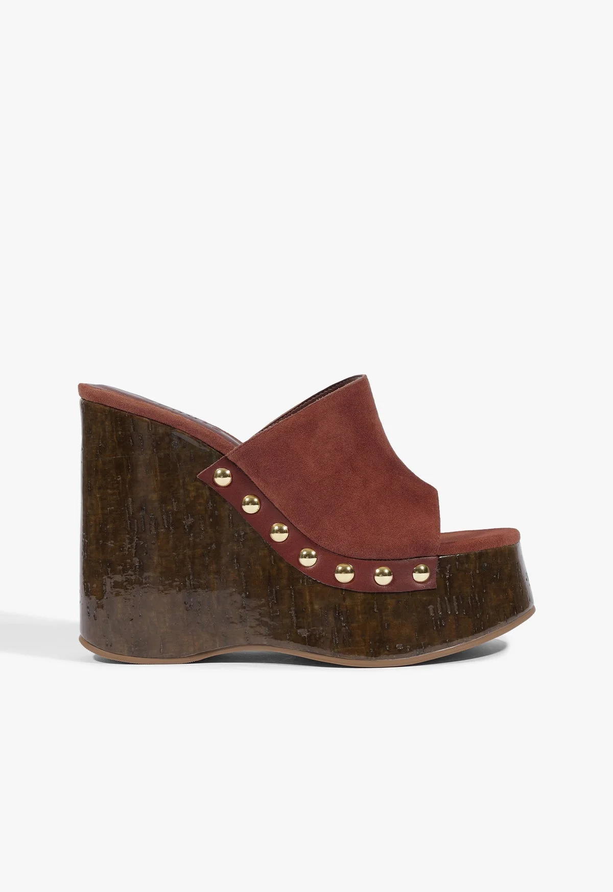 Dalle Studs Suede Sandal - 1