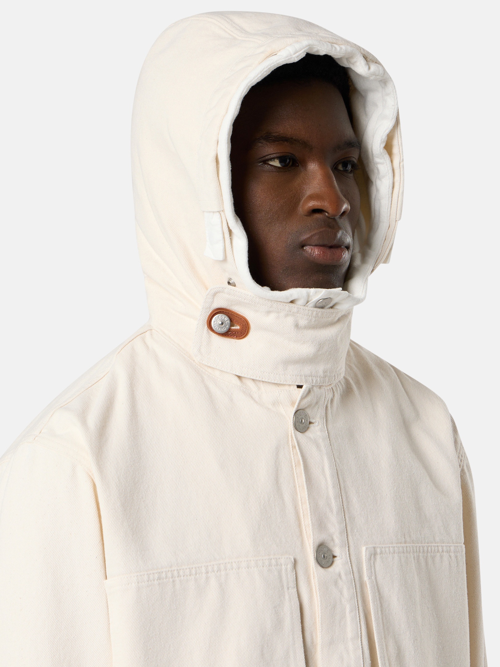 Q100001 NATURAL COTTON GABARDINE_STONE ISLAND RAW BEAUTY - 5