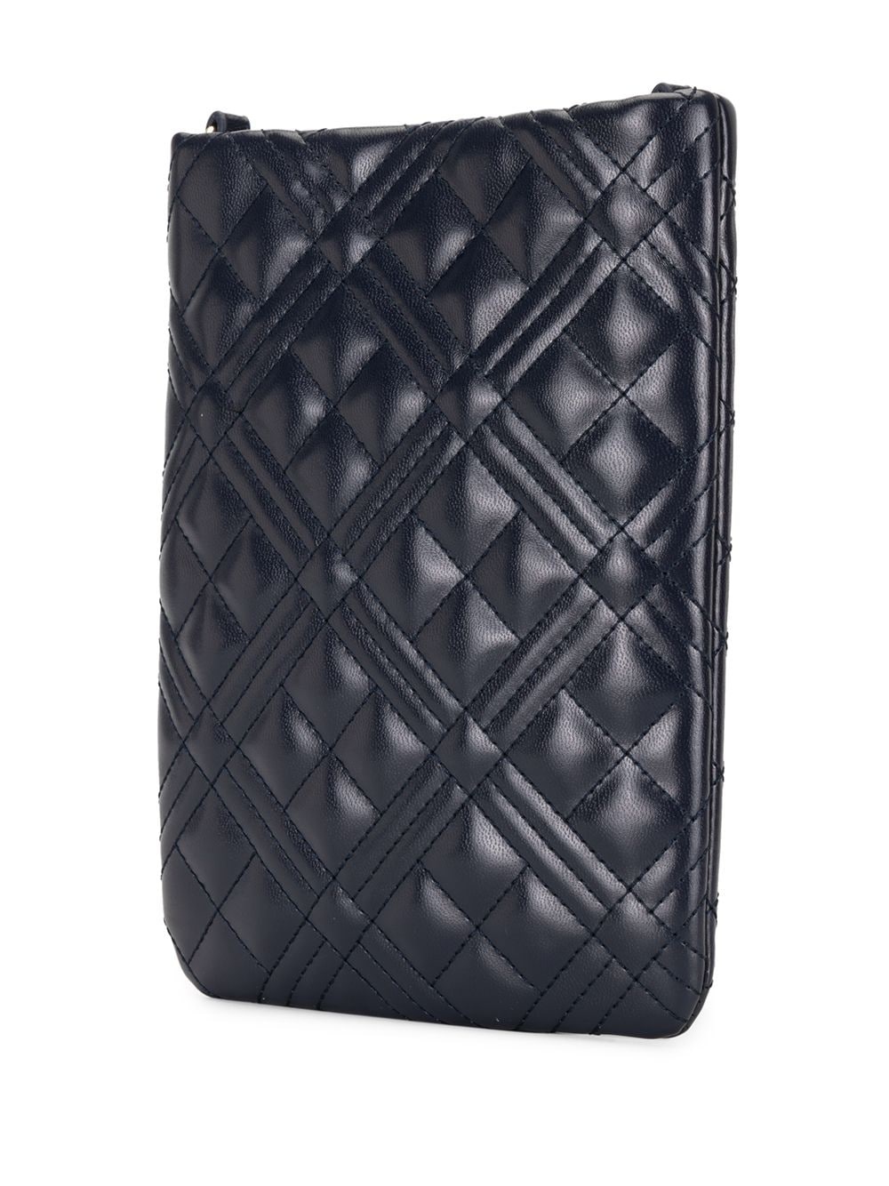 chain-strap quilted phone holder - 3