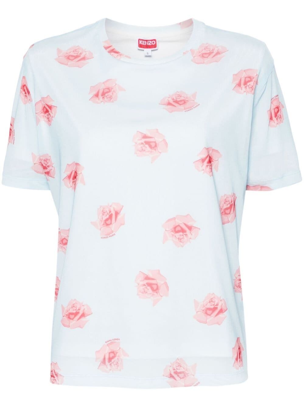 Kenzo rose doubled t-shirt - 1