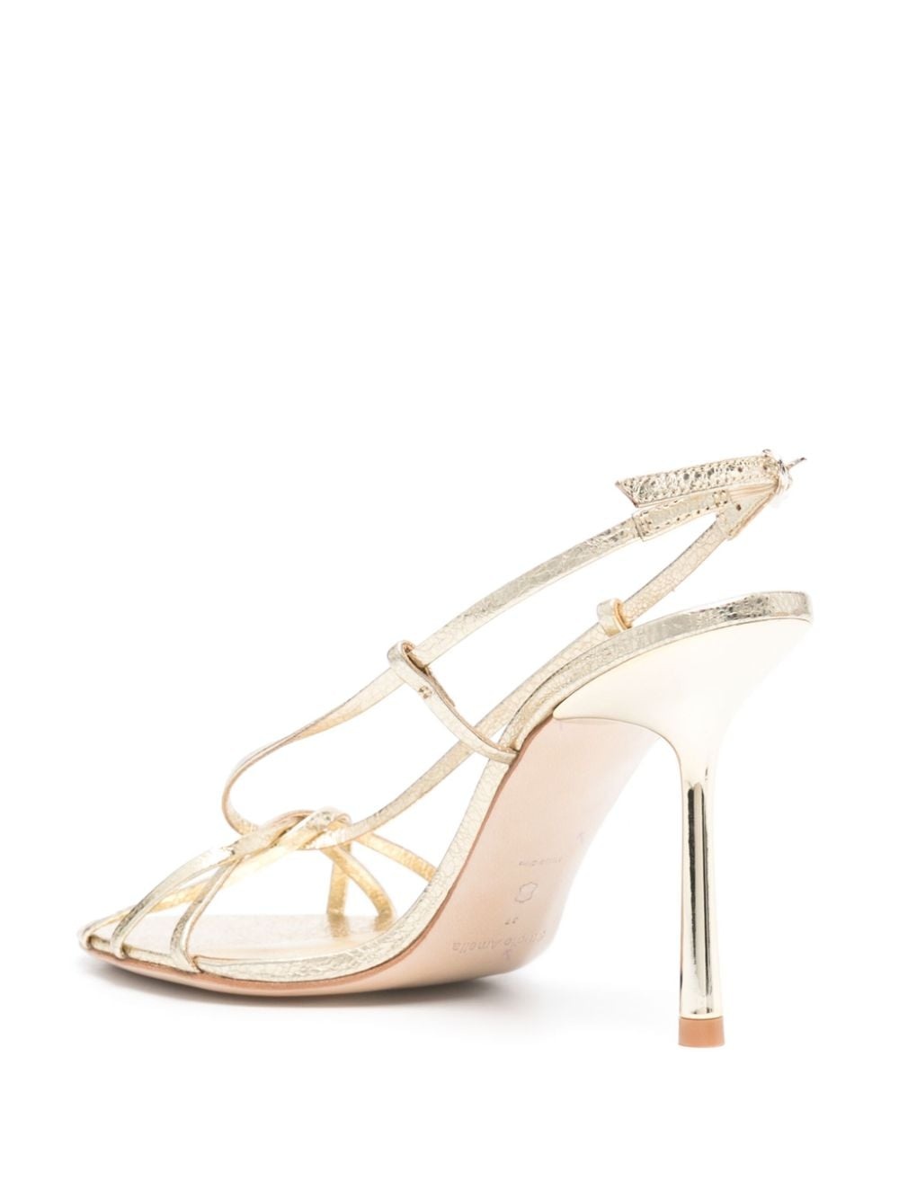 Entwined 90mm leather sandals - 3