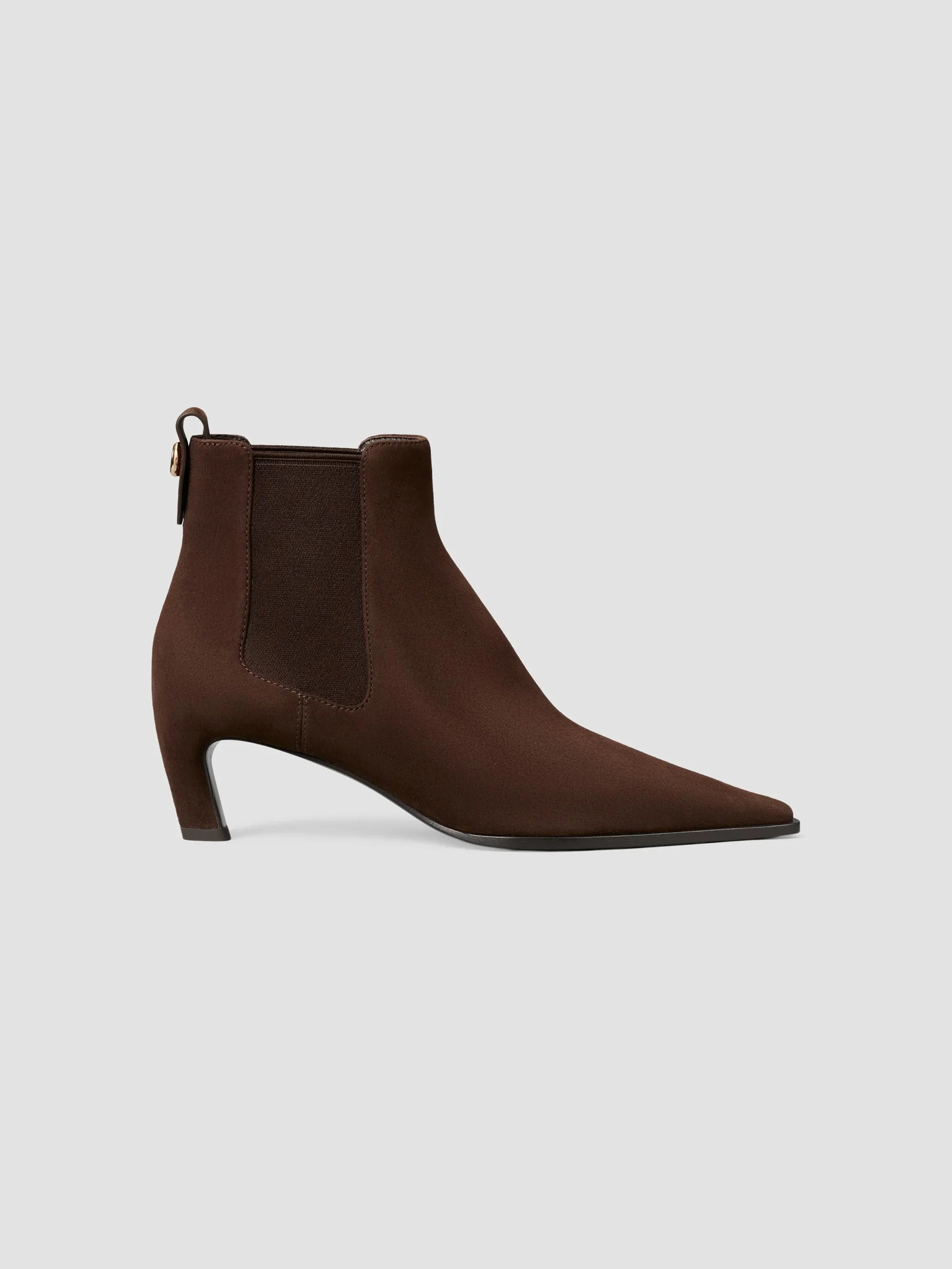 Women's Romy 45MM Suede Chelsea Boots - Dark Cocoa Suede - 1