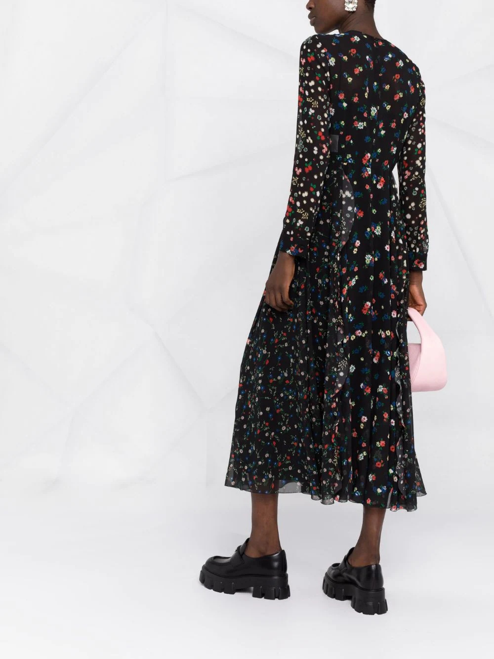 floral-print maxi dress - 4