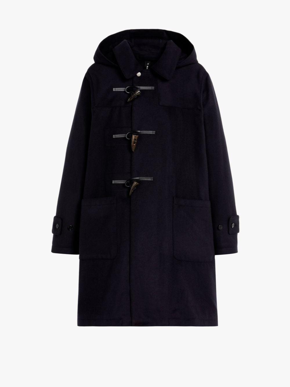 RAVENNA NAVY WOOL & CASHMERE DUFFLE COAT | GMF-305 - 7