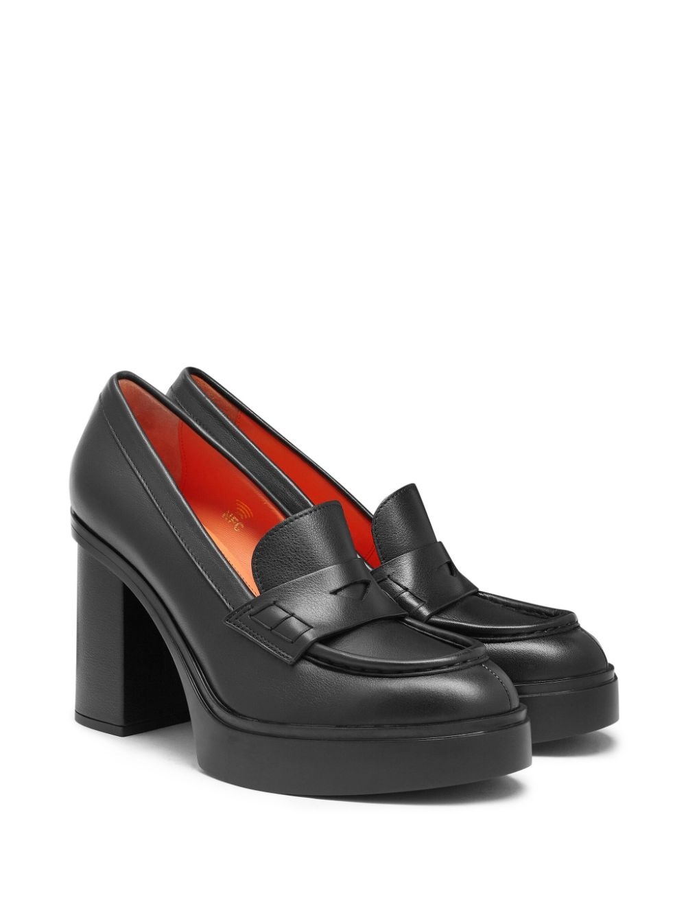 Block-heel loafer pumps - 2