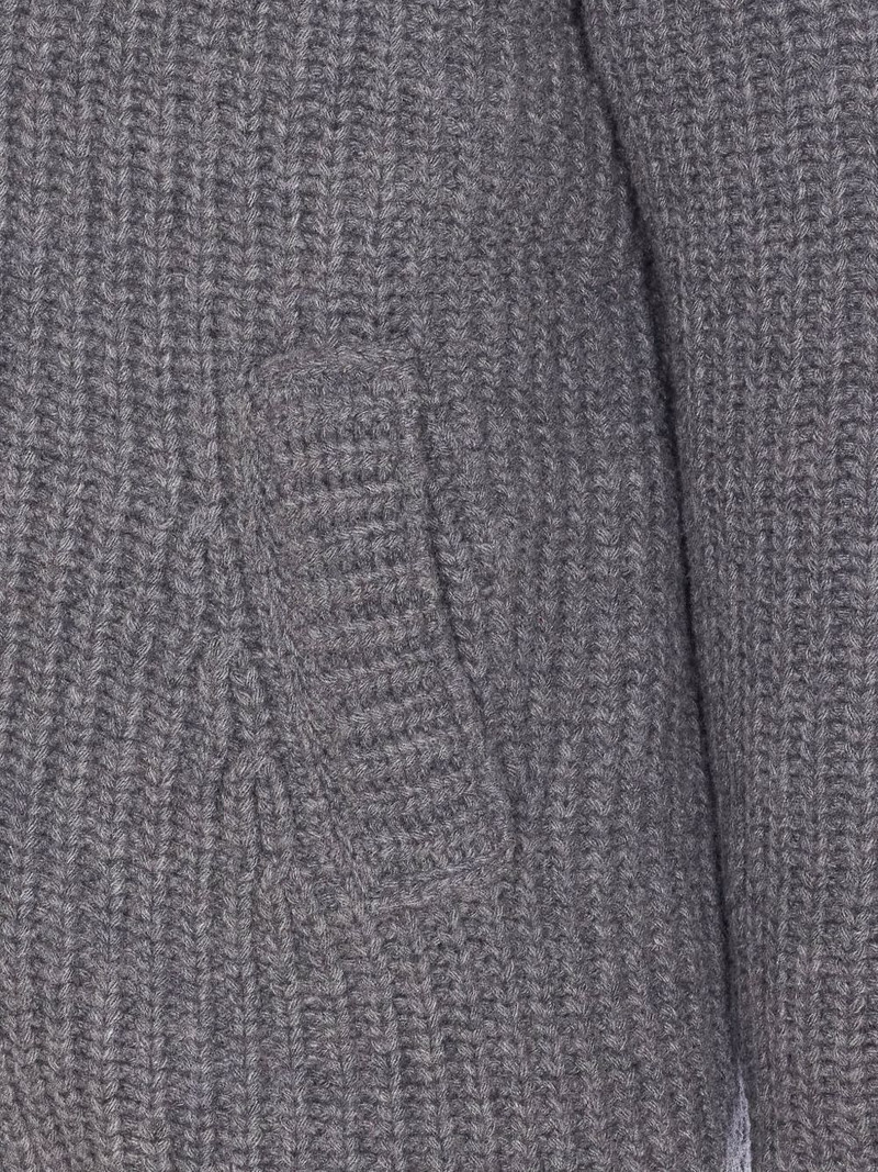 hooded knitted padded jacket 3