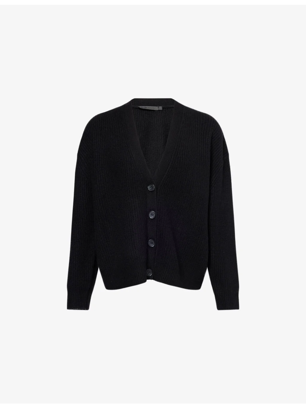 Cocoon V-Neck Cashmere Cardigan - 1