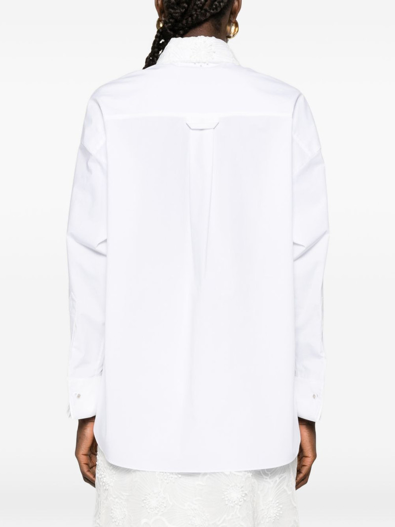 Power lace-collar shirt 4