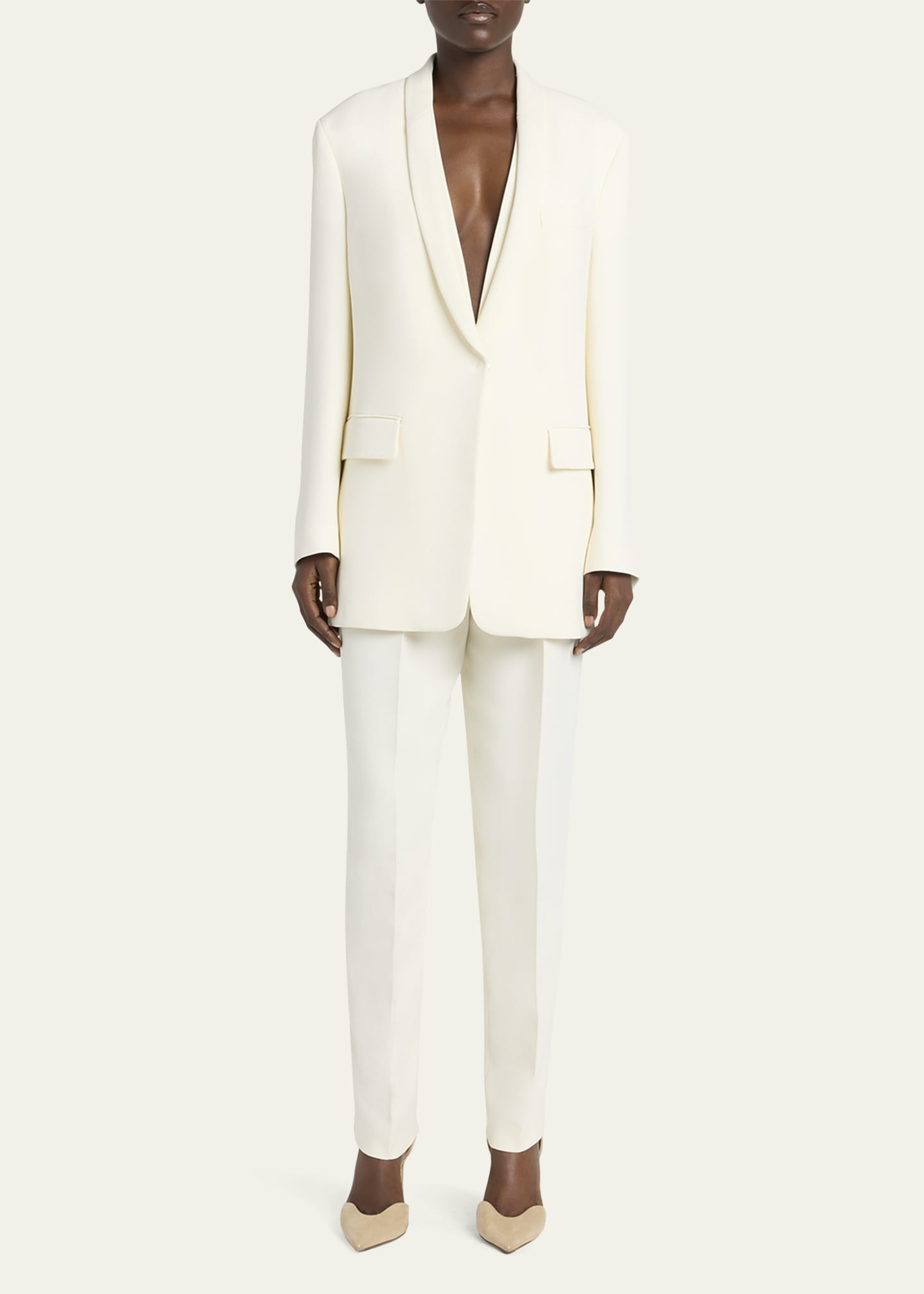 Cady Glitter Tuxedo Jacket - 2