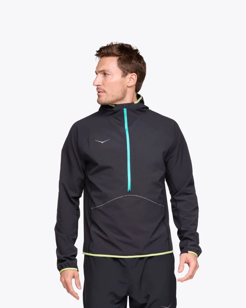Men's SkyGlow Half-Zip in Black - 1
