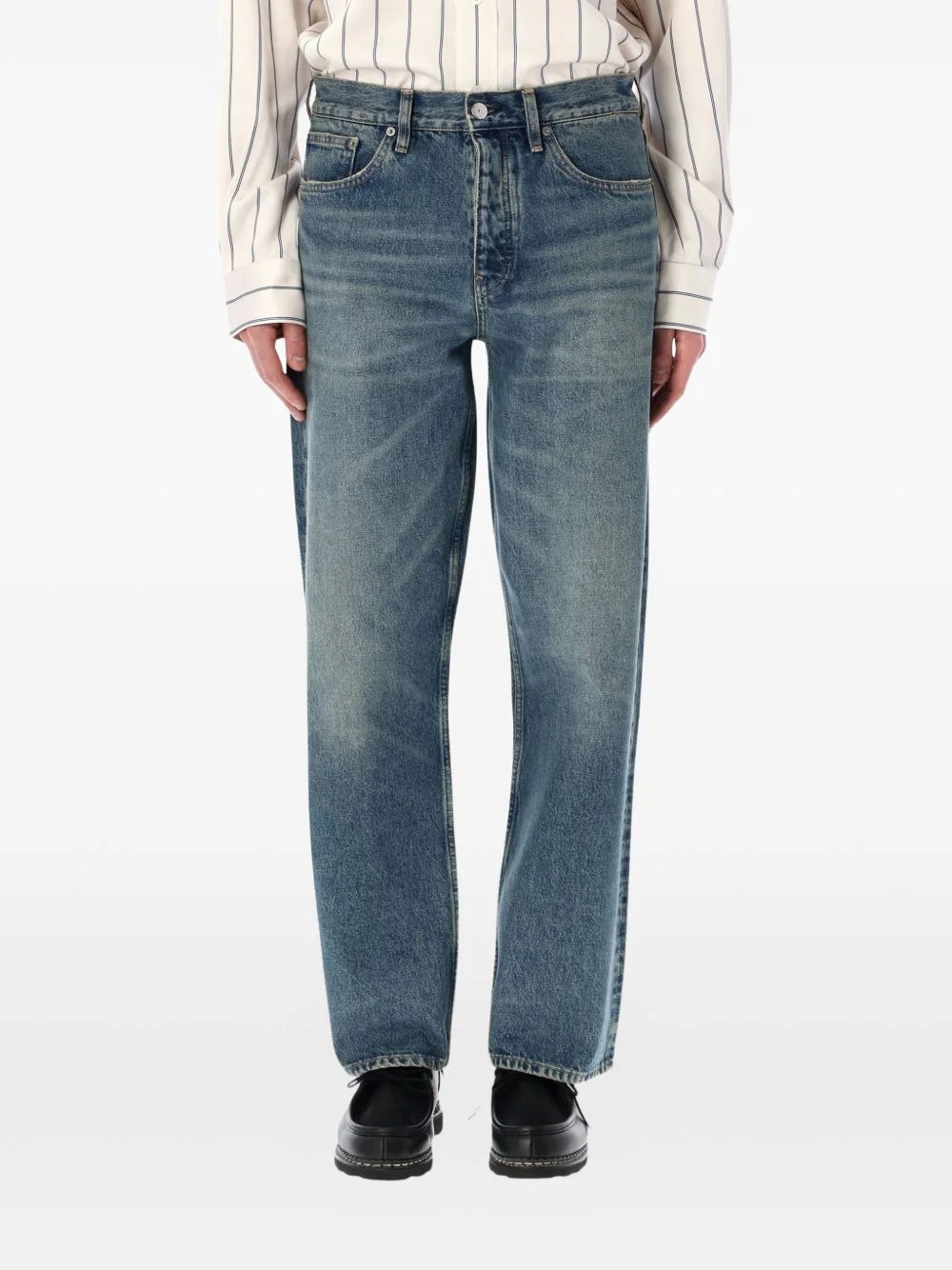 logo-patch jeans - 1