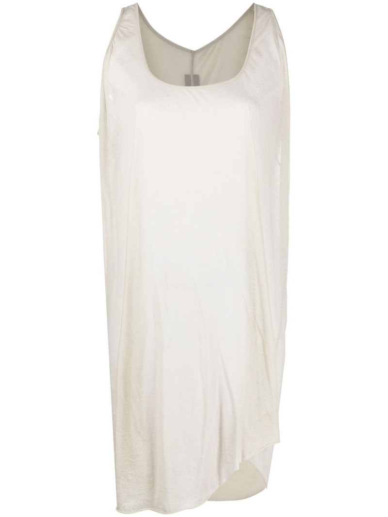 semi-sheer long-line top 1