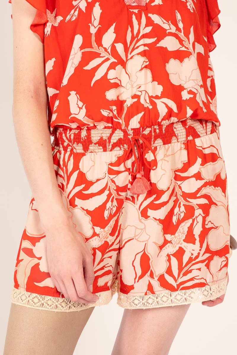 Short Jumpsuit Sasha - Coral Palm Beach 7