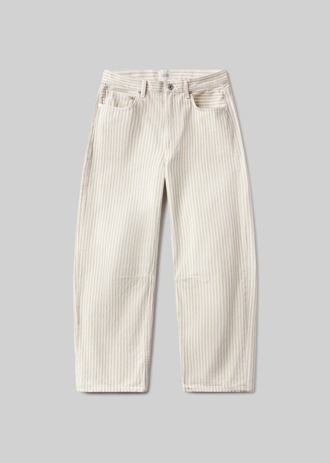 Miro Rework Relaxed Jean In Khaki Stripe - 1