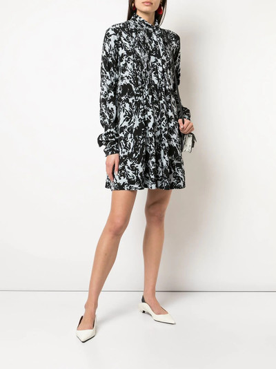 Proenza Schouler Shadow print babydoll dress outlook