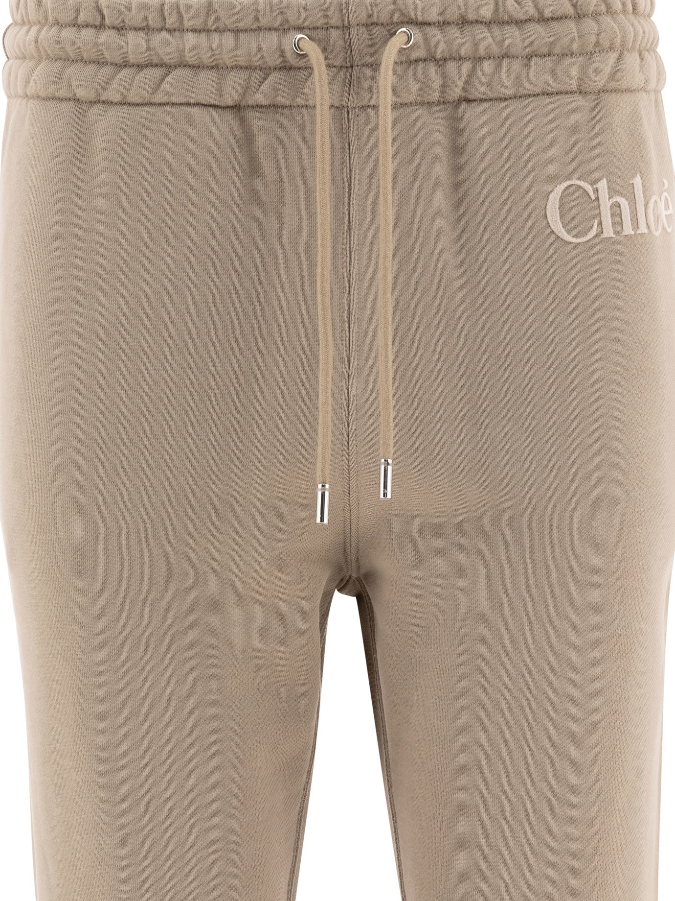 Cotton Fleece Joggers Trousers Grey - 3