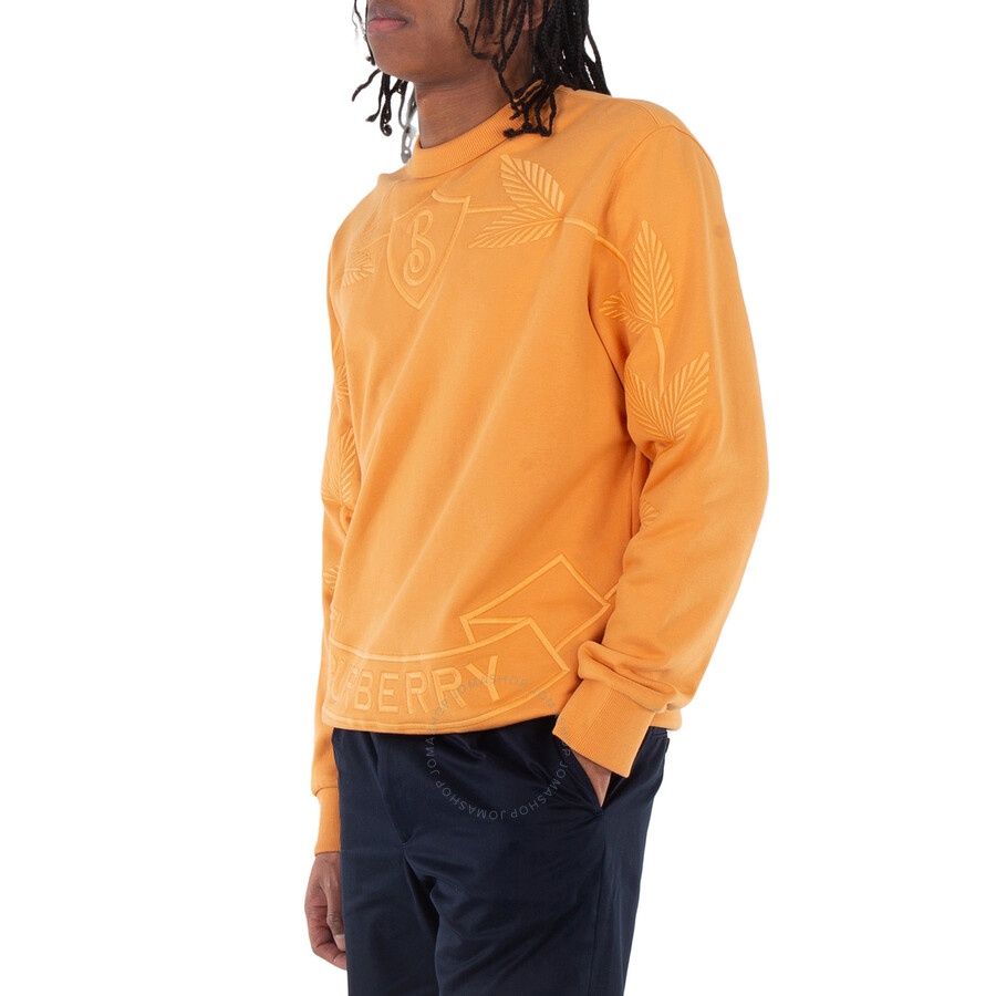 Burberry Oak Leaf Crest Cotton Embroidered Sweatshirt - 5