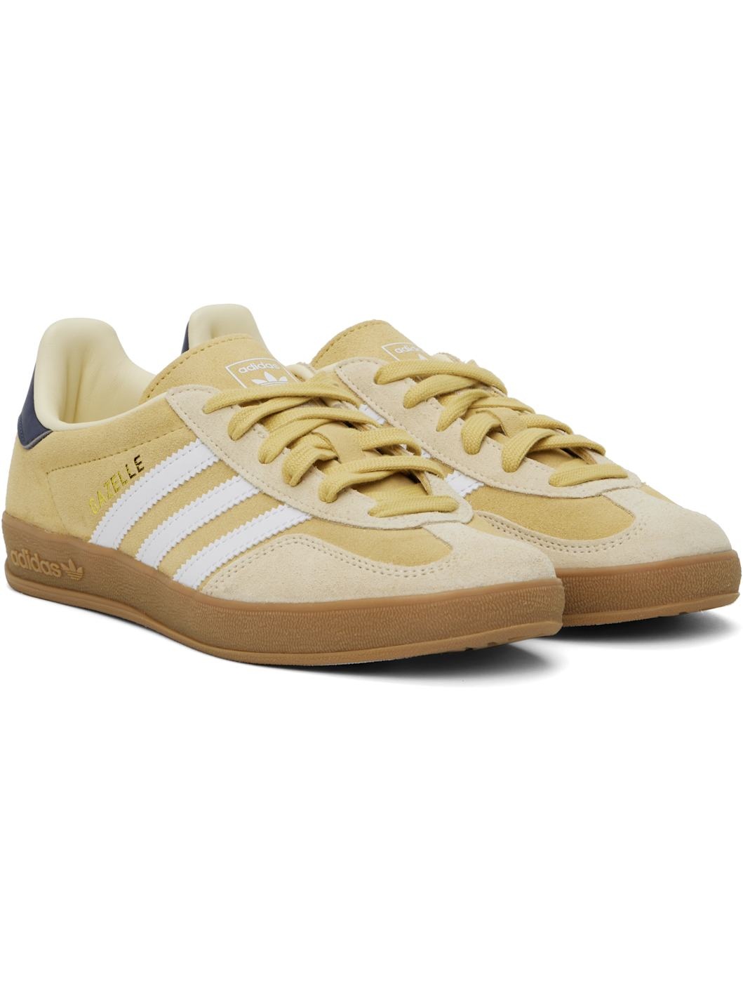 Tan Gazelle Indoor Sneakers - 4