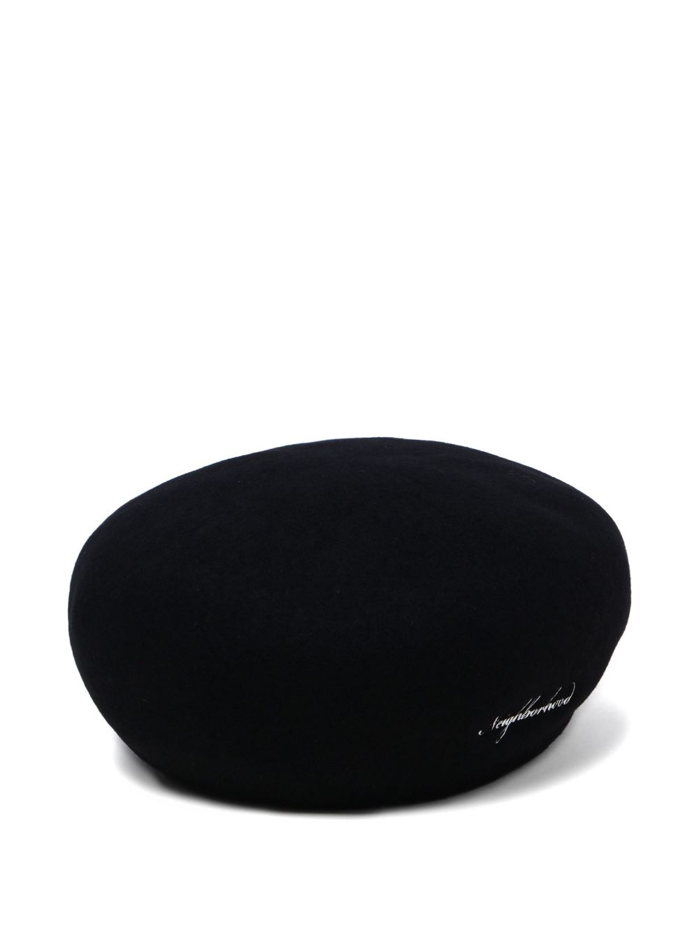 embroidered wool beret - 2