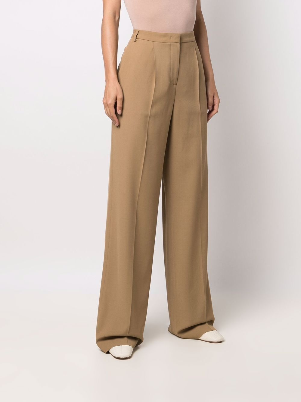 wide-leg tailored trousers - 3