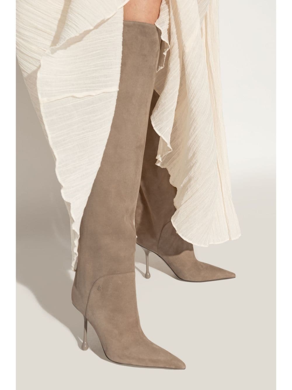 Cycas 95mm suede boots - 2