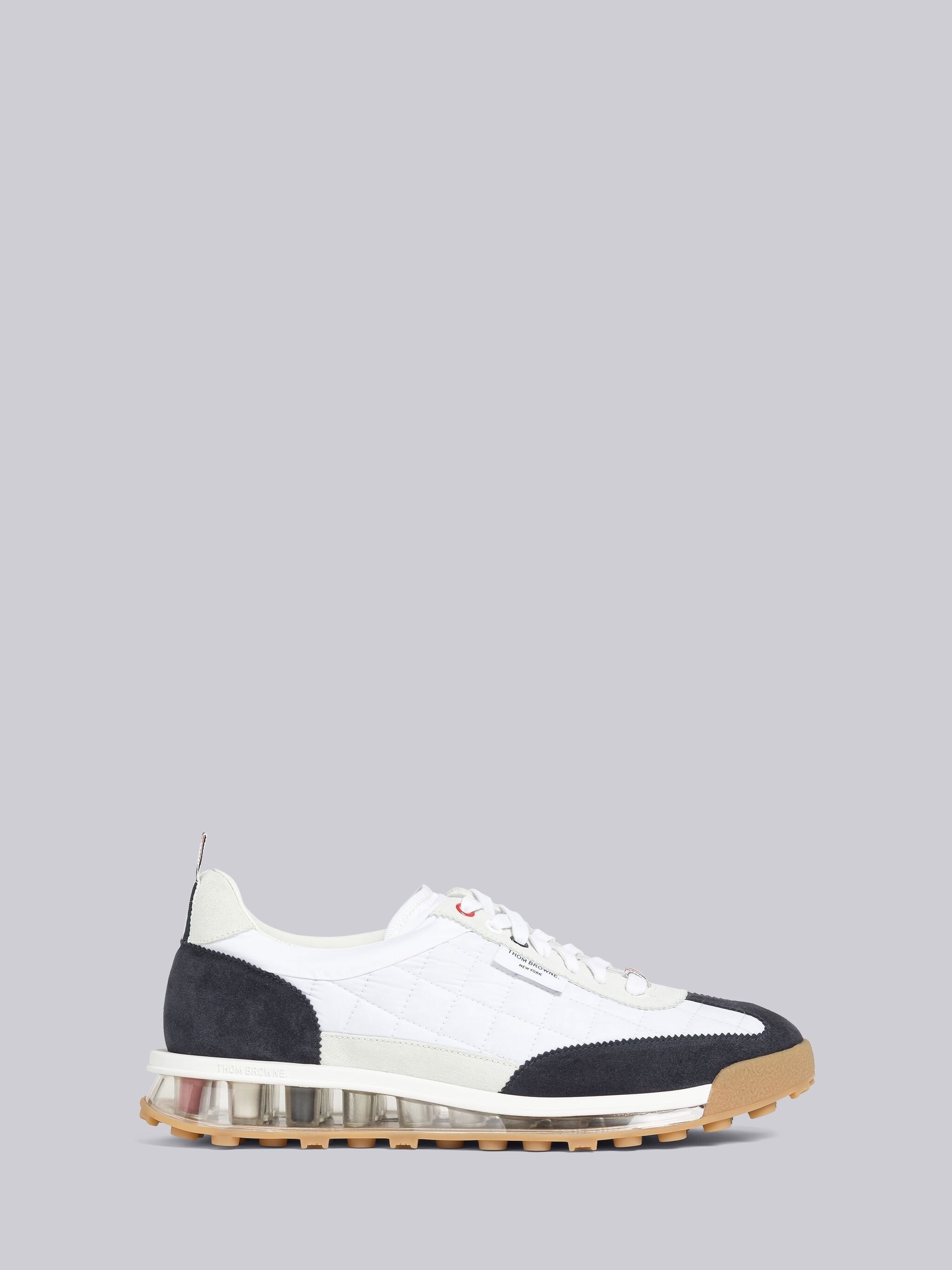 Nylon Tech Gabardine Clear Sole Tech Runner - 1