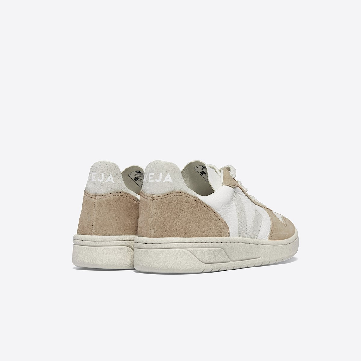 V-10 LEATHER WHITE NATURAL SAHARA - 3