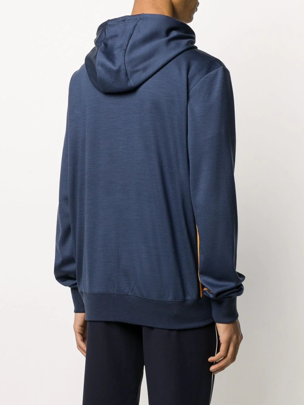 zip-up wool hoodie - 4