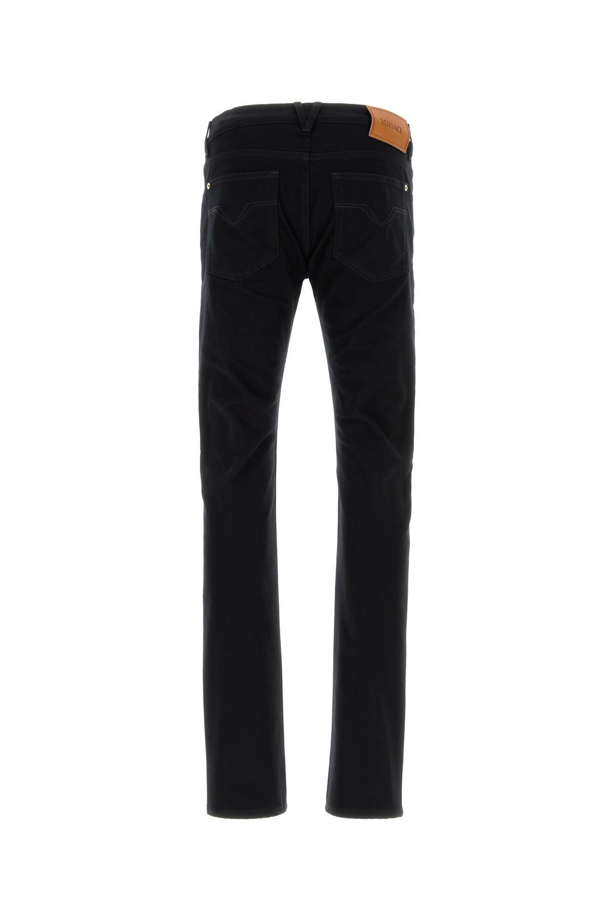 Black stretch denim jeans - 2