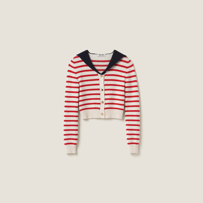 Cashmere knit cardigan 1