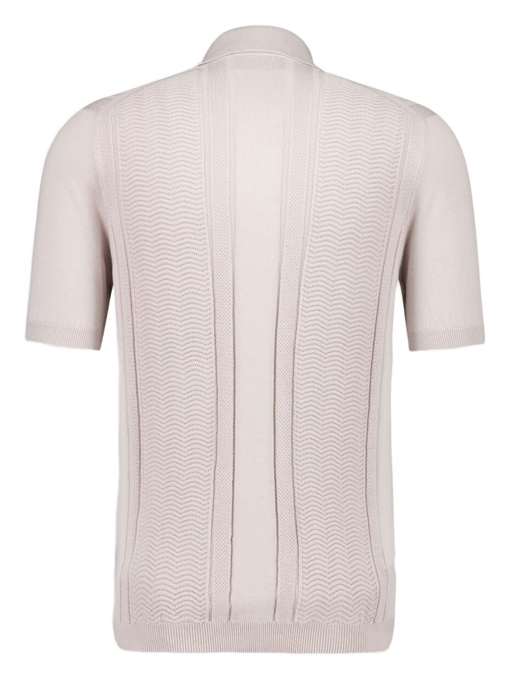 jacquard-knit polo shirt - 2
