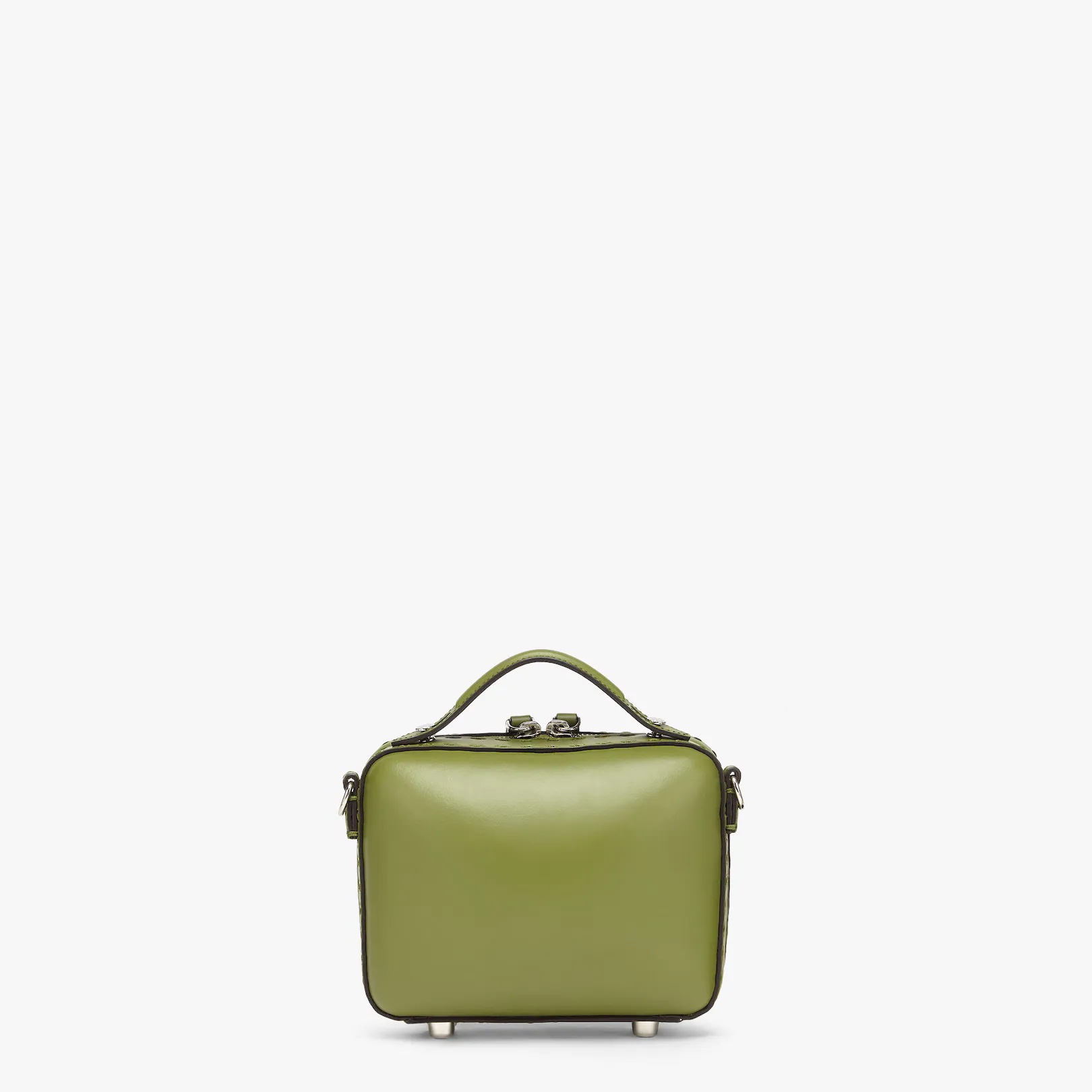 Green leather mini-bag - 3
