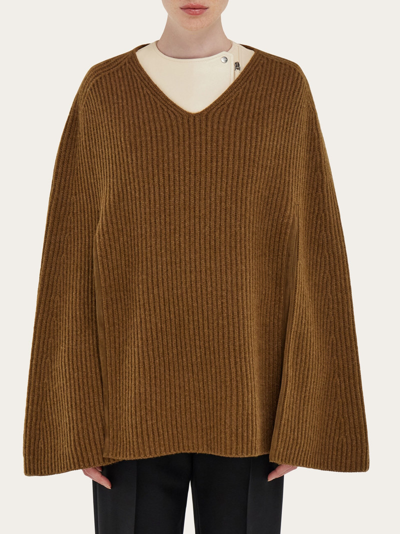 Cashmere blend cape 3