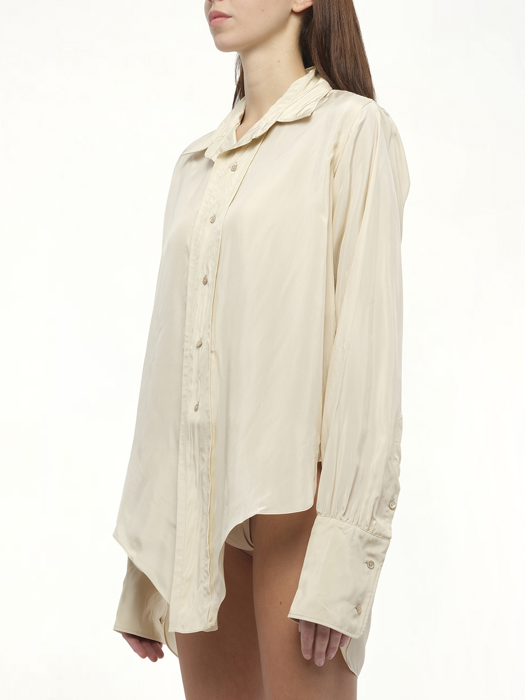 Long-sleeved Shirt in Almond - 5