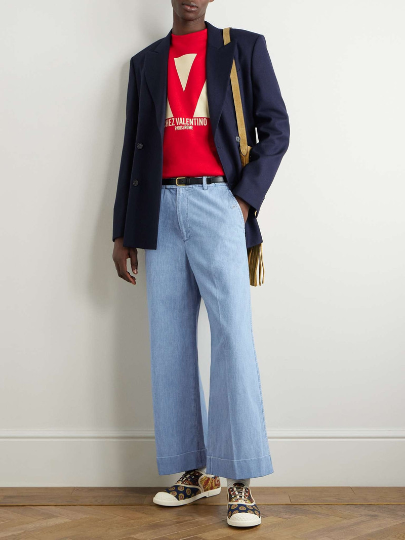Valentino Logo-Print Cotton-Jersey Sweatshirt outlook