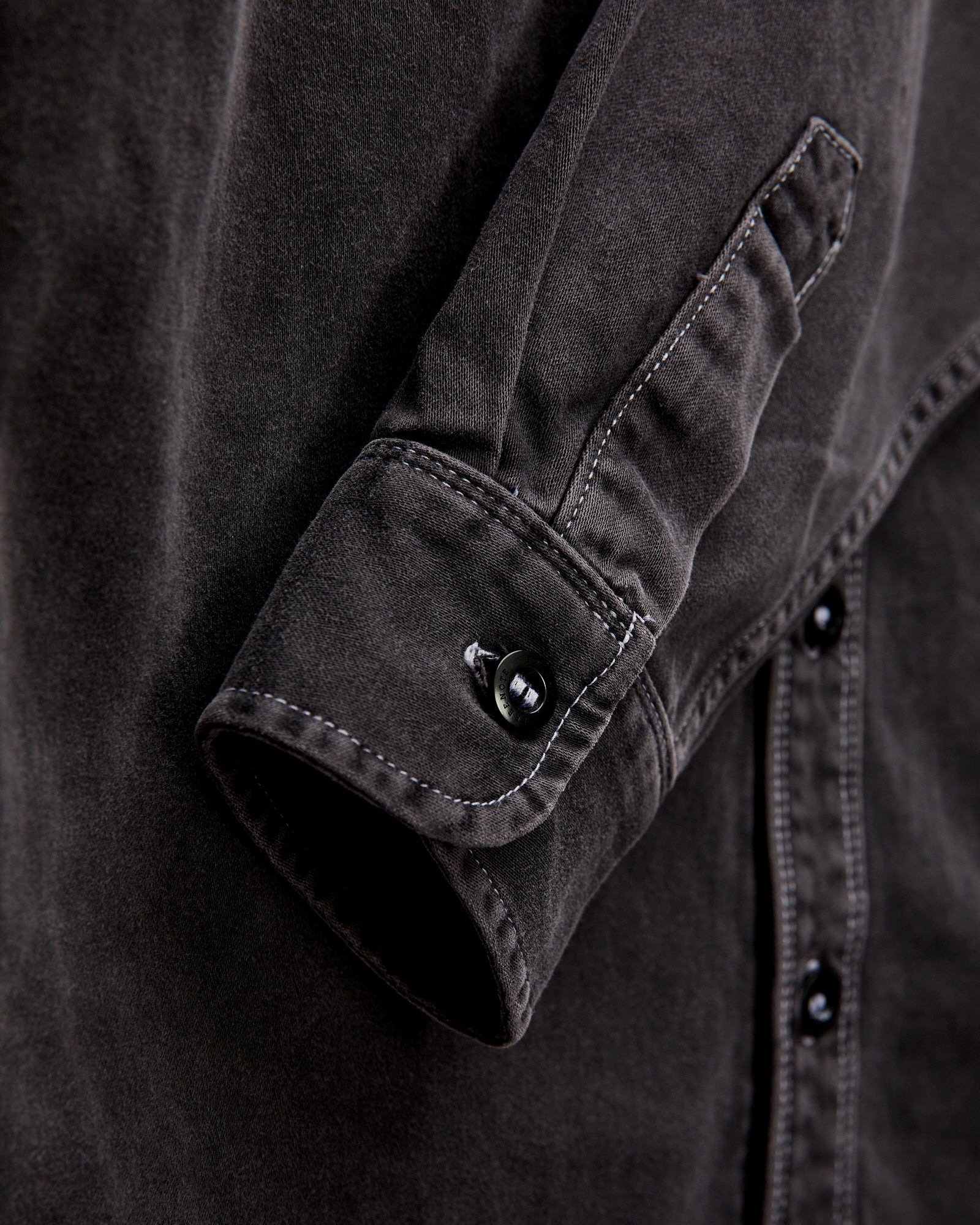 Utility Shirt in Charcoal - 5