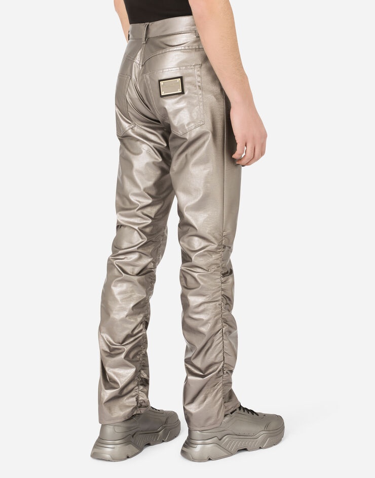 Laminated stretch technical fabric pants - 5