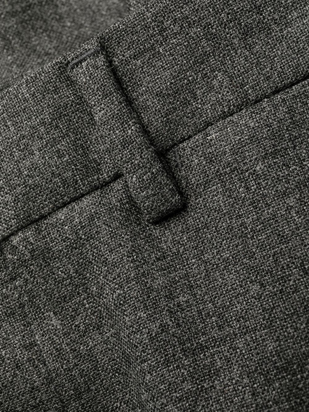 wool tailored trousers - 7